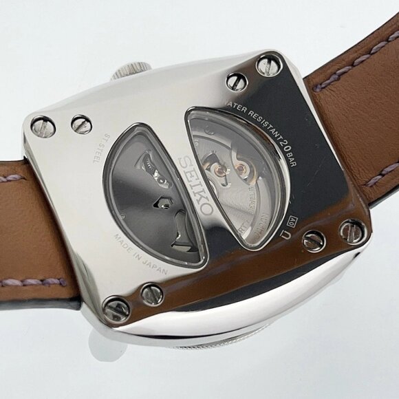 Seiko Galante Stainless Steel Black Dial 44mm Automatic Men's Watch SBLA037 - Picture 8 of 8